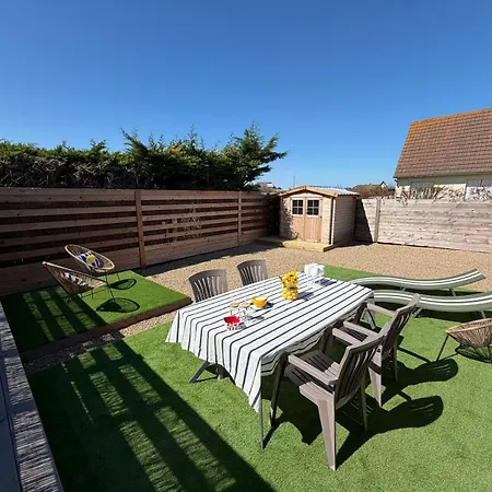 Sel Et Vent Maison Entierement Renovee Belle Terrasse, Jardin Clos, Parking Privatif 150 M De La 5 Mn A Pied Tous Commerces Pres De Bayeux, Arromanches Au Coeur Des Plages Du Debarquement أسنل