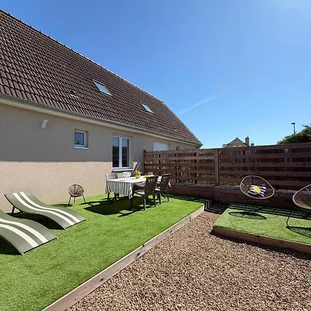 بيت للعطل Sel Et Vent Maison Entierement Renovee Belle Terrasse, Jardin Clos, Parking Privatif 150 M De La 5 Mn A Pied Tous Commerces Pres De Bayeux, Arromanches Au Coeur Des Plages Du Debarquement أسنل